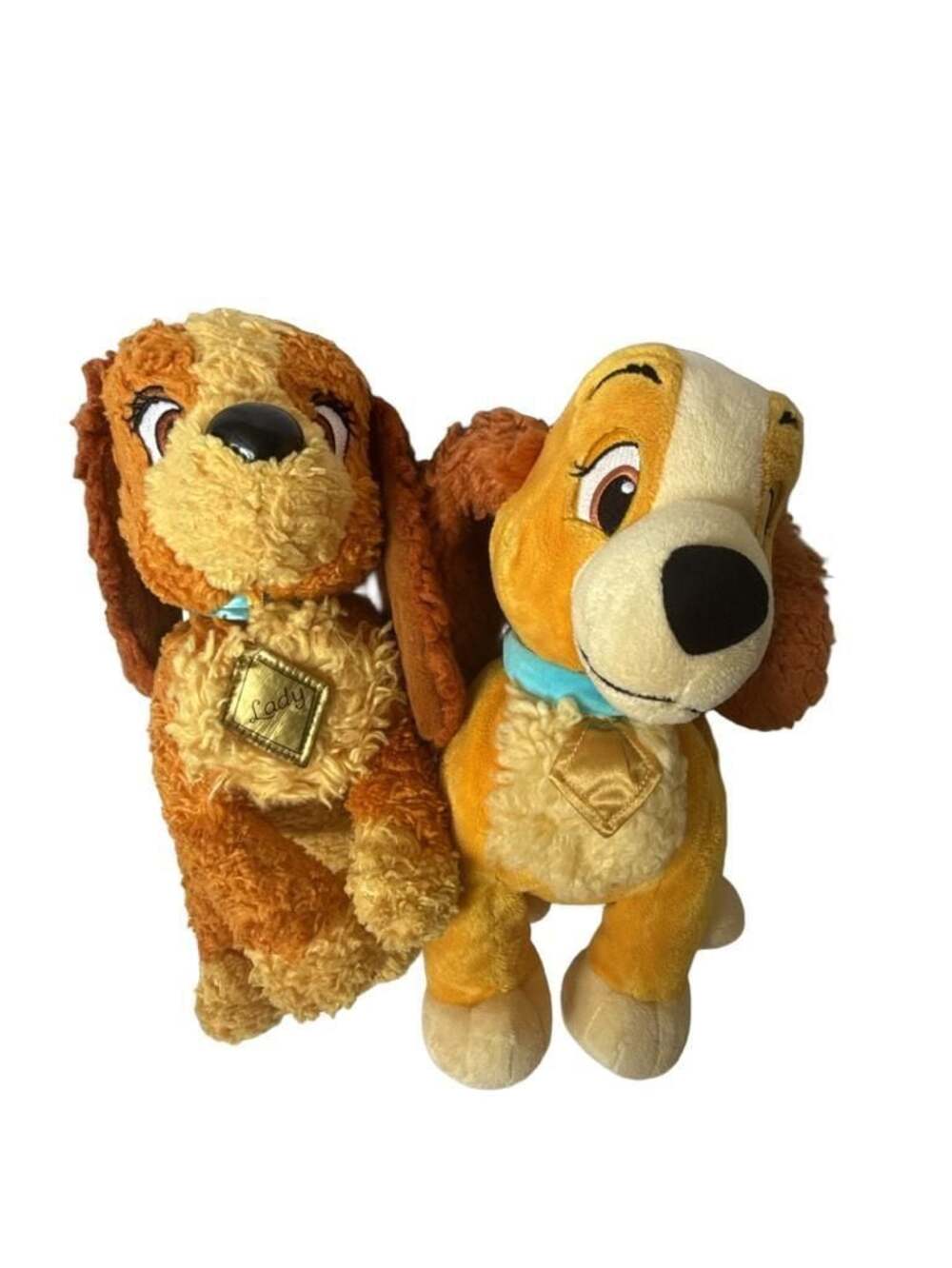 Disney Parks Lady and the Tramp Lady Plush Dog Bundle Lot of 2